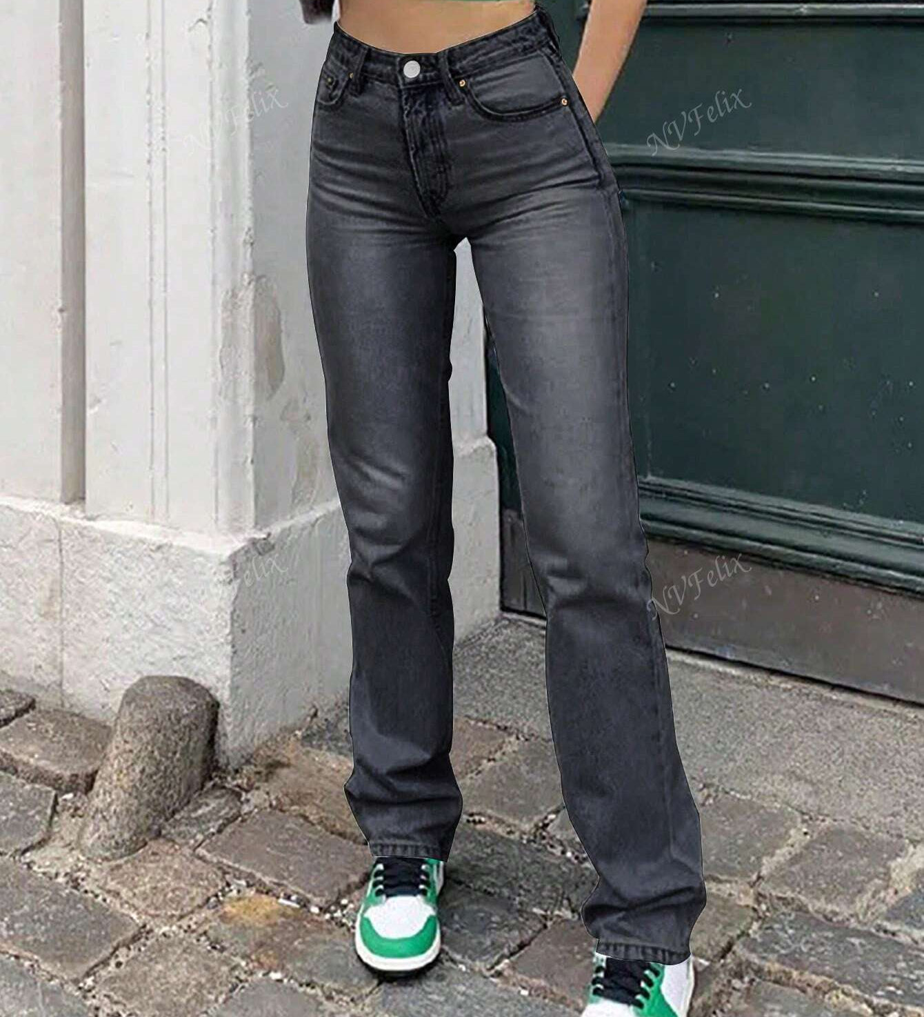 High Waist Jeans mit Straight Leg – Zeitlos, Urban & Everyday-Ready