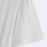 Luftiges Häkelhemd mit Kurzarm