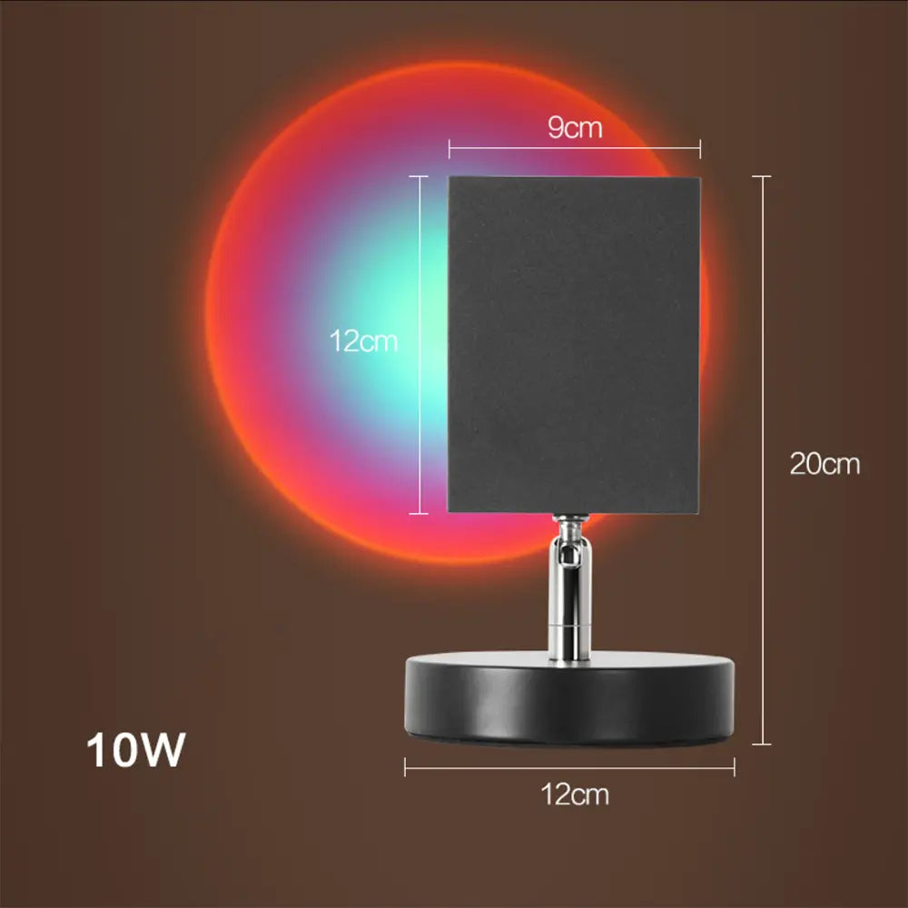 EcoLuxe | Retro-Sonnenuntergang Tischlampe Zendoo.de