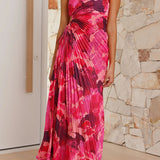 One-Shoulder Maxikleid – Asymmetrisches Sommerkleid mit Cut-Out & fließendem Rock