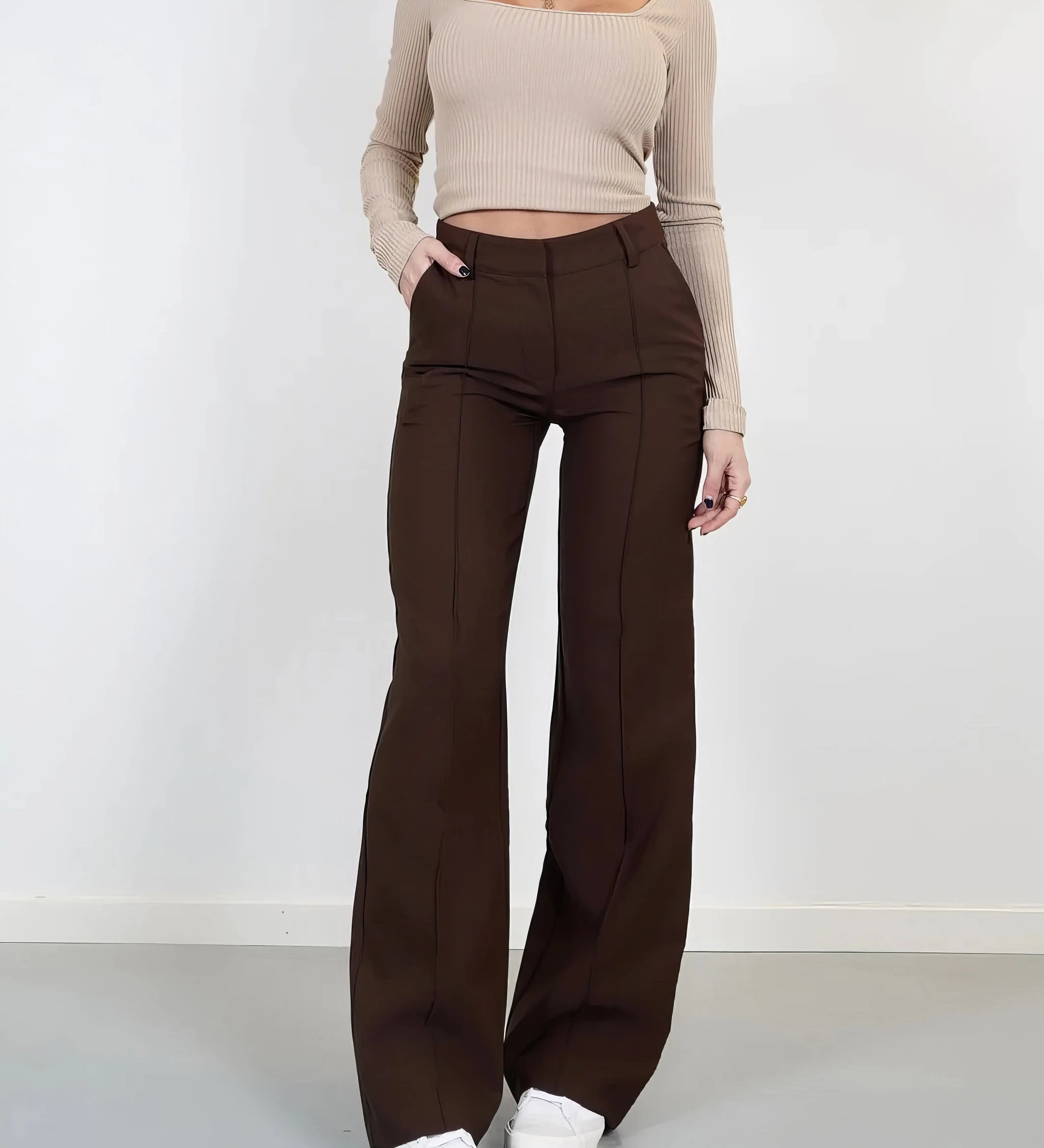 Carina | High-Waisted Chic Hosen Zendoo.de