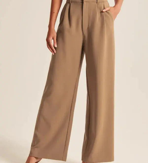 Elegante High-Waist Wide-Leg Hose mit zeitlosem Schnitt