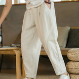 Jeremiah | Locker geschnittene Plissee-Sommerhose mit Kordelzug