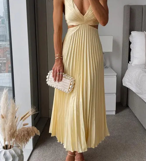 Kesley | Elegant Plissee-Kleid Zendoo.de