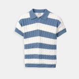 Gestreiftes Herren-Poloshirt mit kurzen Ärmeln – Sportlich & Elegant