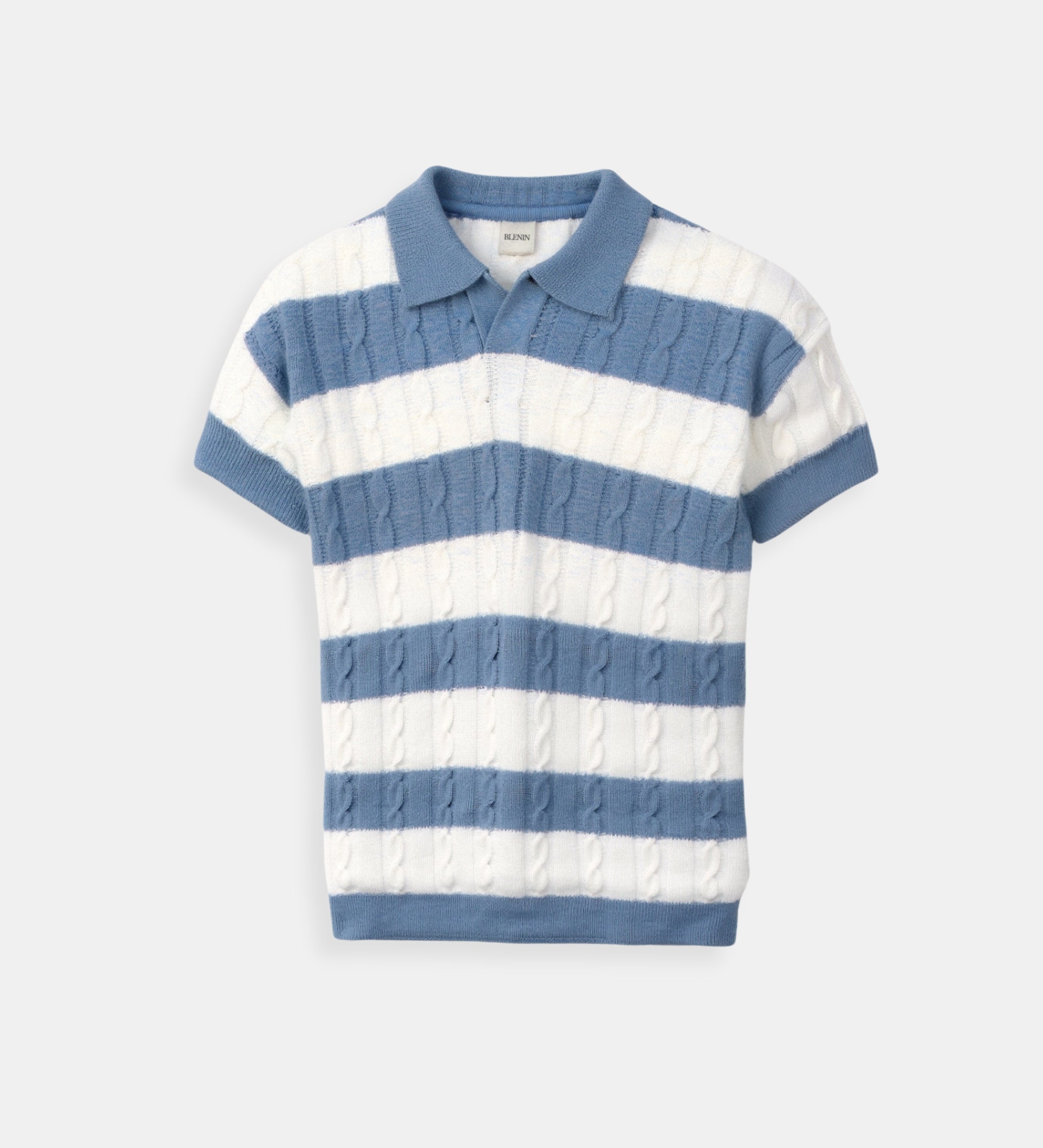 Gestreiftes Herren-Poloshirt mit kurzen Ärmeln – Sportlich & Elegant