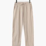 Jose | Loose Fit Sommer Leinenhose mit Kordelzug