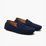 Matthew | Old Money Slip on Herren Wildleder Mokassin