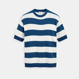 Gestreifter Herren-Pullover mit kurzen Ärmeln – Stilvoll &amp; Bequem