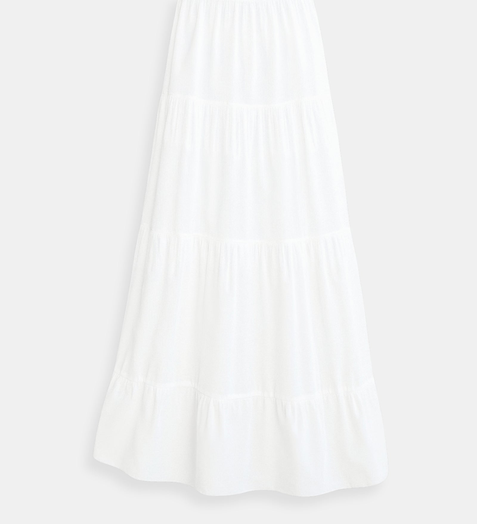 Luftiger Maxirock mit Spaghettiträger-Optik