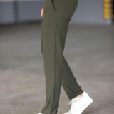 Malte | Chinos Slim Fit Dunkelgrüne Hose