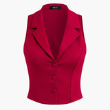 Zoey | Elegantes Zweiteiler-Set mit Weste & Faltenrock