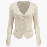 Estelle | Strick-Set mit Blazer, Weste & Midirock