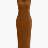 Julia | Lässiges Zweiteiler-Set mit Hoodie & Midi-Kleid