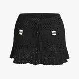 Marina | Häkel-Zweiteiler mit Crop-Top & Minirock