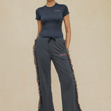 Jade | Freizeit-Set mit Fransen-Details