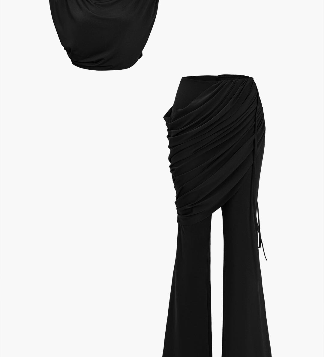 Sasha | Elegantes Zweiteiler-Set mit drapierten Details