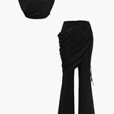 Sasha | Elegantes Zweiteiler-Set mit drapierten Details