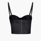 Ida | Figurbetontes Bustier-Top mit Bügel-Cups und transparenter Mesh-Struktur