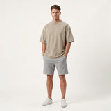 Herren Rundhals T-Shirt aus Strickstoff