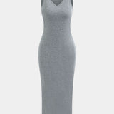 Julia | Lässiges Zweiteiler-Set mit Hoodie & Midi-Kleid