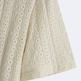 Luftiges Häkelhemd mit Kurzarm