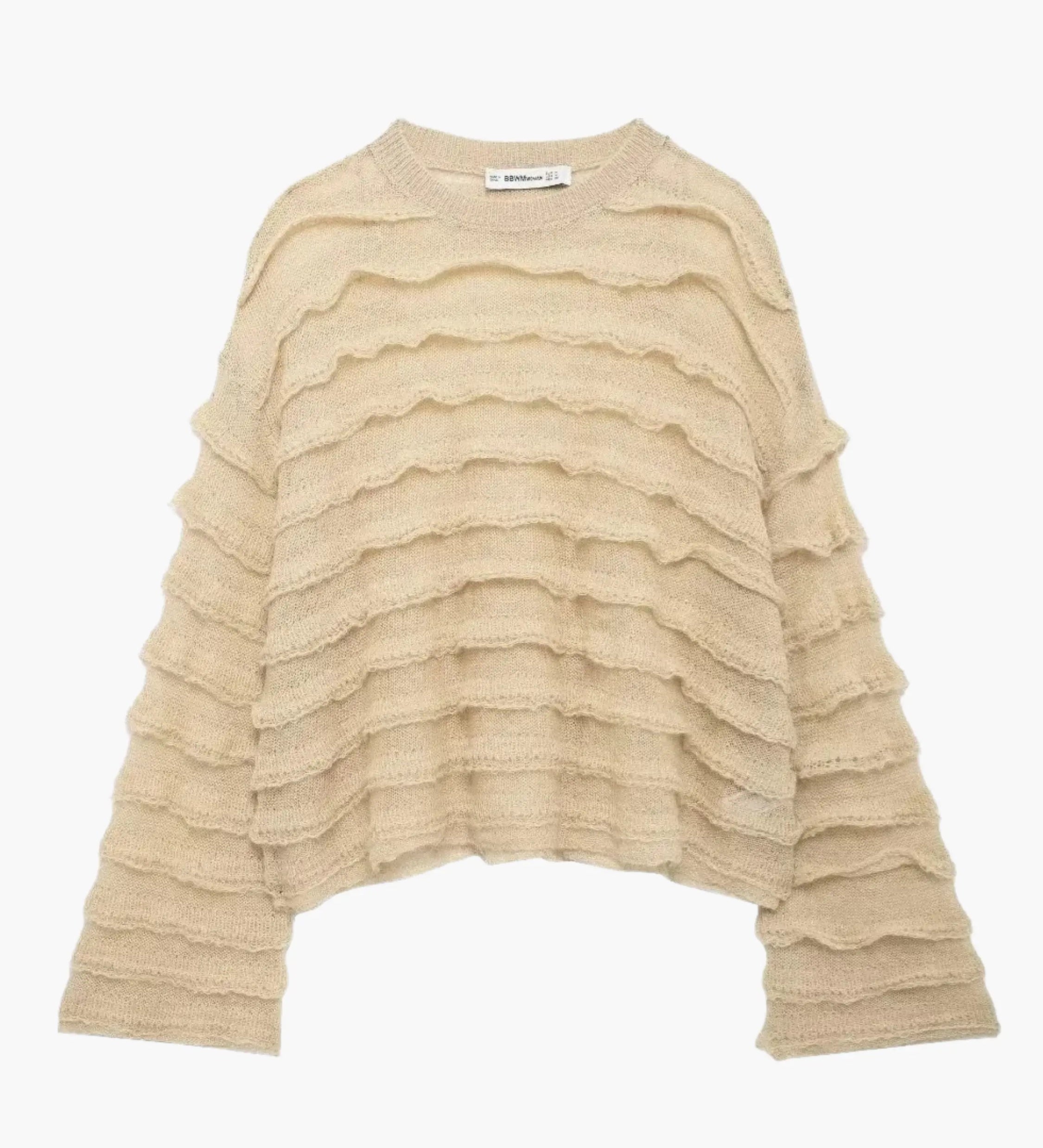 Edeltraud | Gemütlicher Damen-Strickpullover mit Struktur