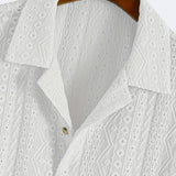 Luftiges Häkelhemd mit Kurzarm