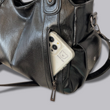 City-Handtasche mit Crossbody-Option und praktischen Fächern