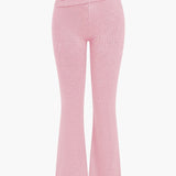 Ava | Strick-Set mit Kapuzenjacke & Schlaghose