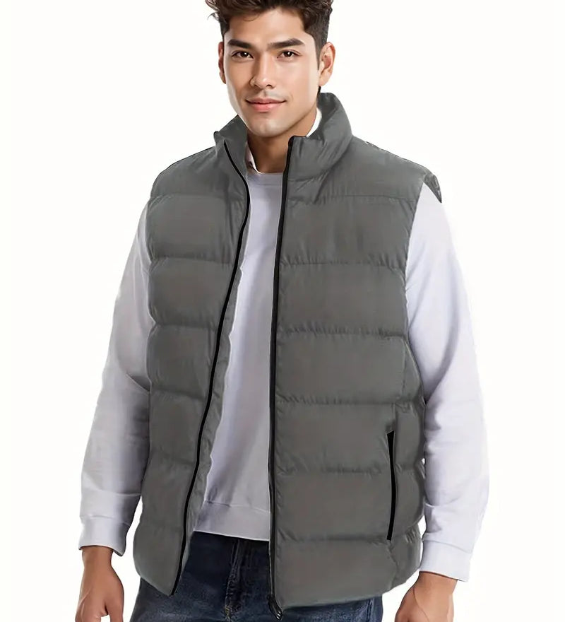 Carter | Stehkragen Körperwärmer Steppweste für Männer