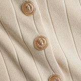 Estelle | Strick-Set mit Blazer, Weste & Midirock