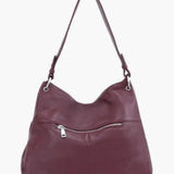 Hannelore| Hobo-Tasche aus weichem Leder mit Zipper-Verschluss