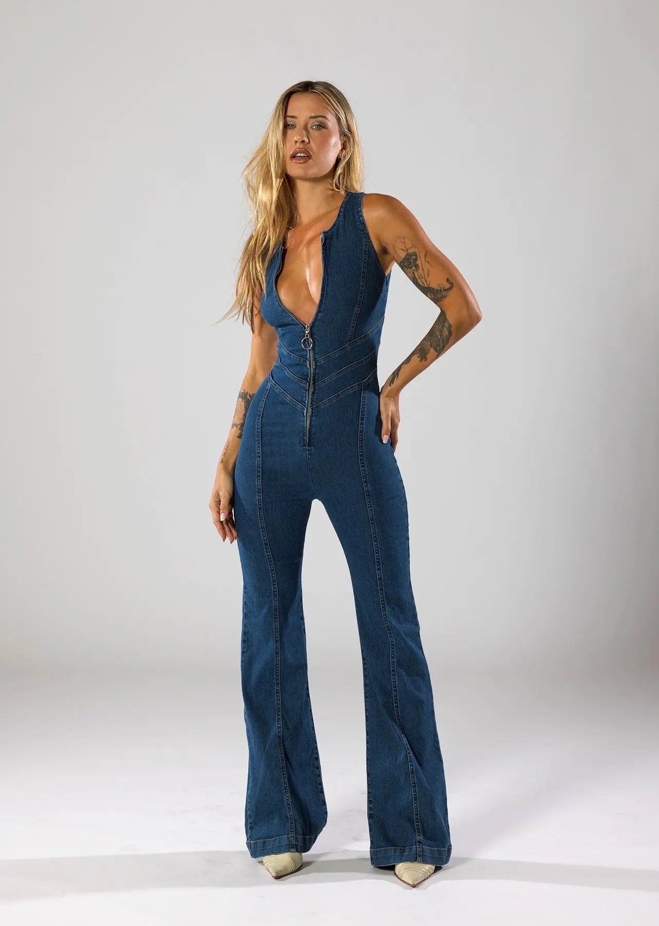 Emmie | Denim Jumpsuit Zendoo.de
