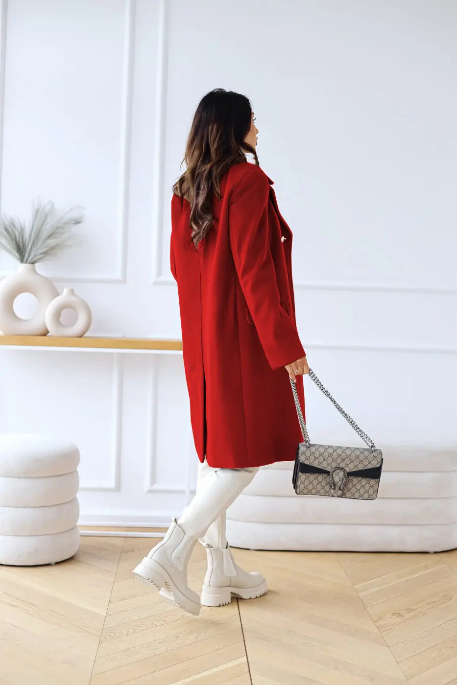 Liva | Doppelreihiger Wollmantel für Damen Zendoo.de