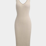 Shira | Strick-Zweiteiler-Set mit Crop-Pullover & Figurbetontem Kleid