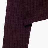 Senta | Strukturierte Strickjacke mit goldenen Knöpfen