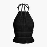 Elise | Romantisches Zweiteiler-Set mit Plissee-Top & Maxirock