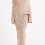 Emma | Bouclé Maxi Kleid Zendoo.de