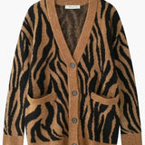 Berta | Zebra gestreiftes Strickzeug für Frauen
