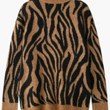 Berta | Zebra gestreiftes Strickzeug für Frauen