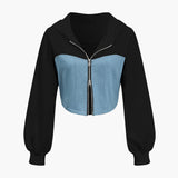 Hope | Sportliches Zweiteiler-Set mit Denim-Details