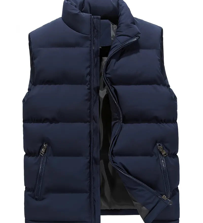 Anthony | Körperwärmer Herren-Steppweste mit Reißverschlusstaschen