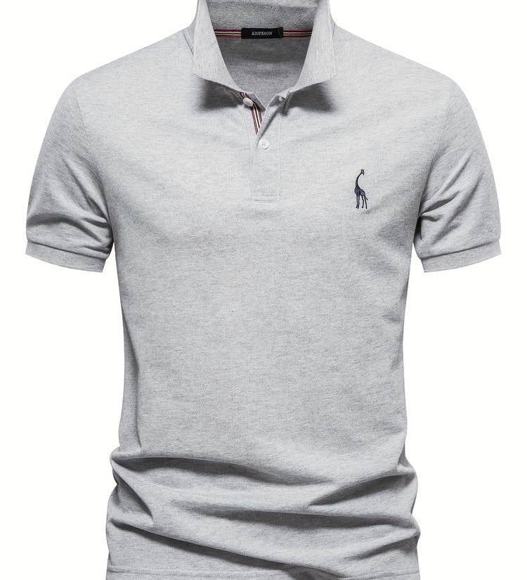 Noah | Slim Fit Klassisches Poloshirt mit sportlichem Kragen-Detail