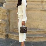 Victoria | Eleganter Strick-Zweiteiler – Klassische Eleganz für jeden Anlass