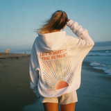 Oversize Damen-Hoodie mit Sunset-Print Let’s Watch the Sunset