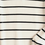 Gestreifte Pullover mit Kragen