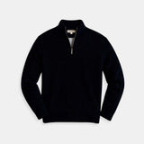 Minimalistischer Sweatshirt mit Reißverschlusskragen