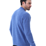 Wesley | Rippenstrick Reißverschluss Kaschmir Strickjacke für Männer