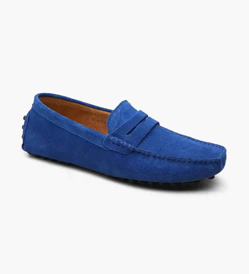 Matthew | Old Money Slip on Herren Wildleder Mokassin